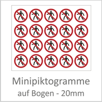 Minipiktogramme 20mm